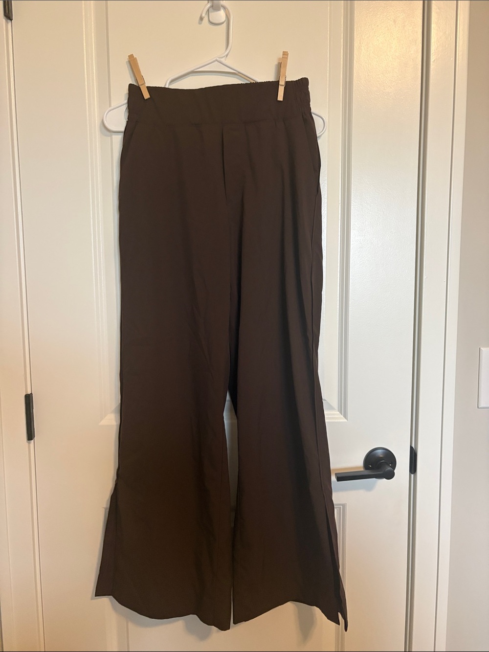Old Navy Chocolate Brown stretchtech Wide-Leg Pants